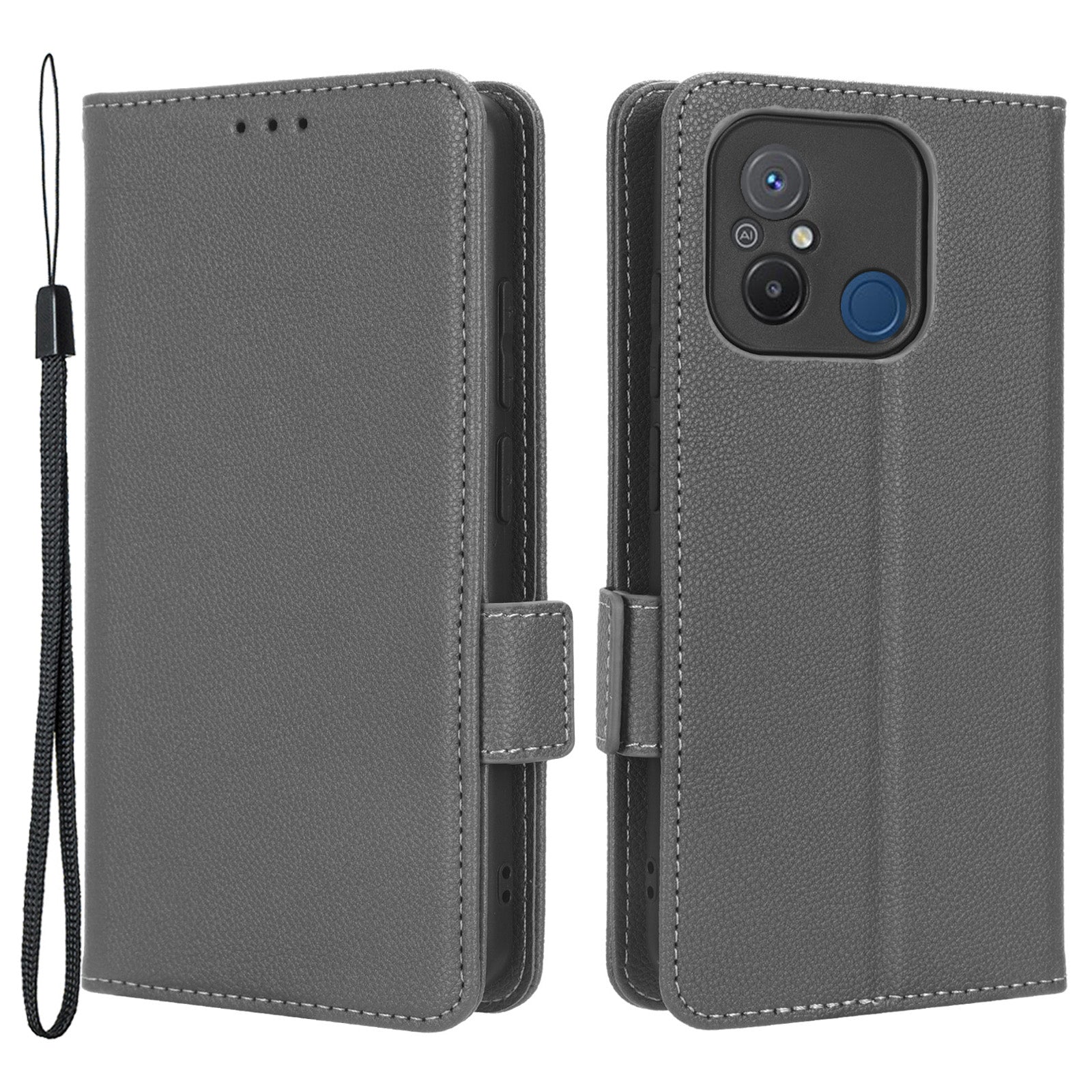 For Xiaomi Redmi 12C 4G 11A 4G Poco C55 4G Wallet Phone Stand Cover Litchi Texture PU Leather Dual Magnetic Clasp Case For Xiaomi Redmi 12C 4G 11A 4G Poco C55 4G Wallet Phone Stand Cover Litchi Texture PU Leather Dual Magnetic Clasp Case